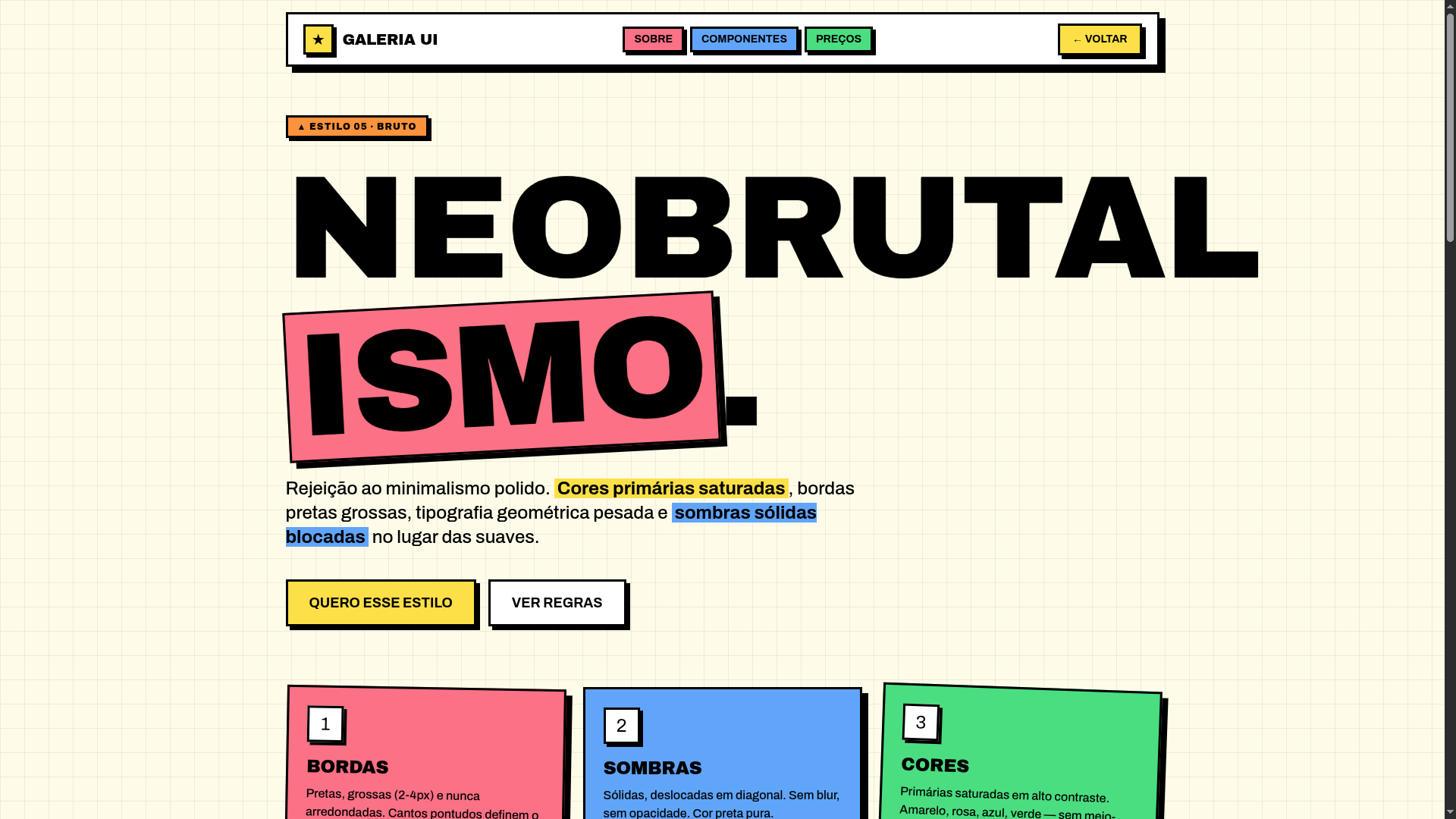 Preview Neobrutalismo